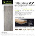 Piso Vinílico Kflooring AquaL  5.7 mm SPC Tránsito Comercial Tipo Shopping Click 2.257 m² - Image 2