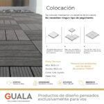 Baldosa Deck Frigg WPC 20 mm 30.5 x 30.5 cm Encastrable 0.09 m² - Image 6
