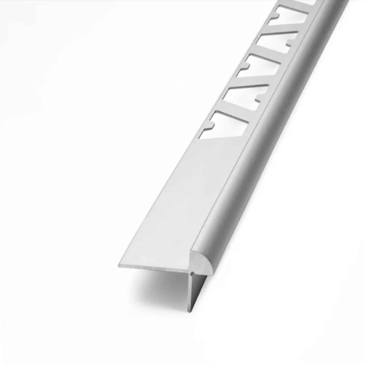 2259-01 Guardacanto para Piso Vinílico Step Atrim 23 mm Aluminio Cromo Mate - Image 1