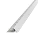 Guardacanto Prisma Atrim 12 mm Aluminio Cromo Mate