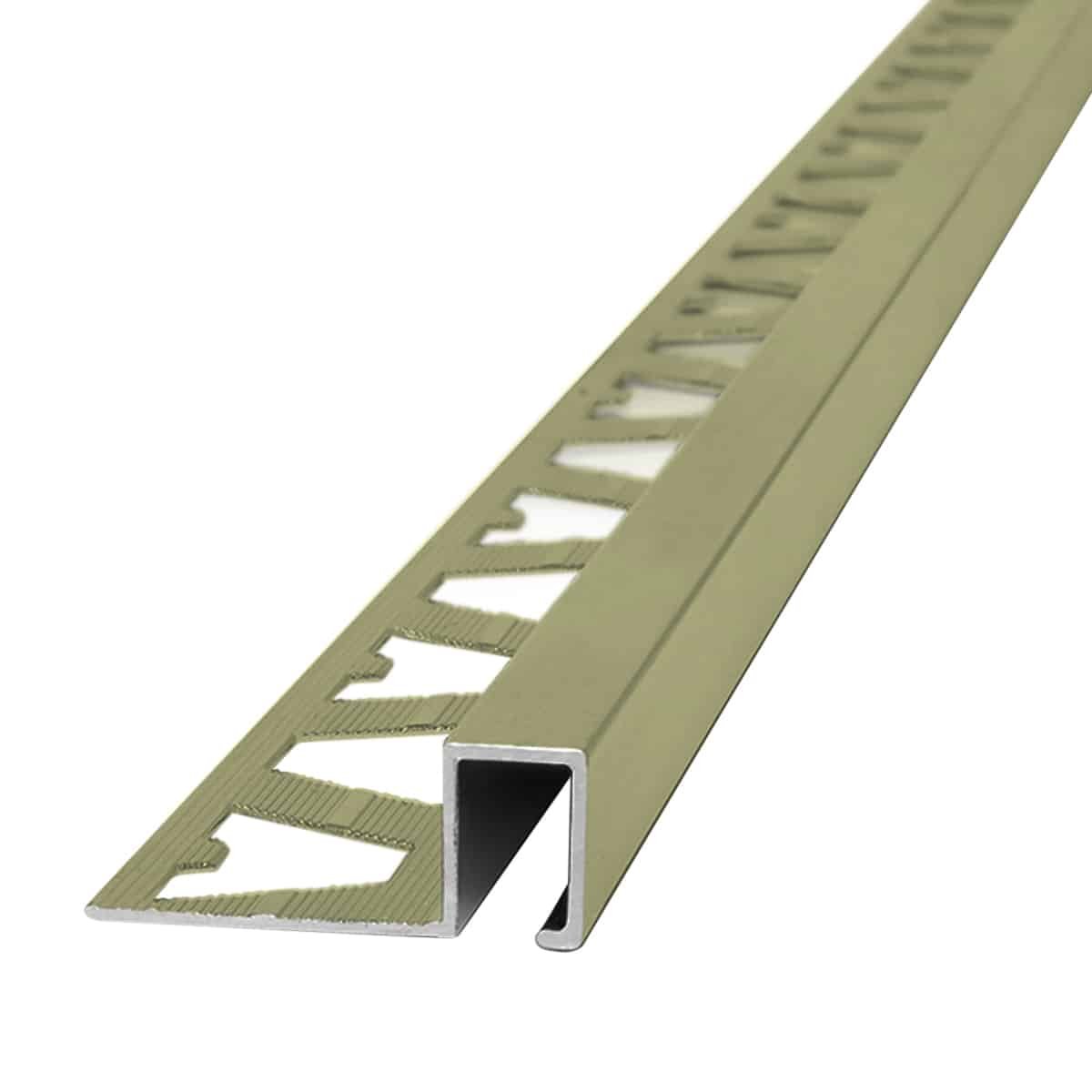 3465B-01 Guardacanto Quadra Atrim 12x10 mm Aluminio Olivo - Image 1