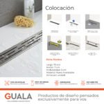 Desagüe Lineal Atrim Aqua Inca 70 cm Acero Inoxidable Mate - Image 4