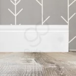 Zócalo Moldurado Atenneas 8.7 cm MDF Prepintado Blanco - Image 3