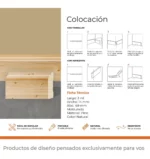 Zócalo de Pino Kflooring Moldurado 69 mm Natural - Image 3