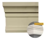 Moldura de Exterior Atenneas Wing Decó 300x145 mm Arena
