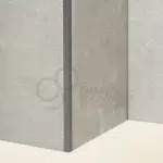 Guardacanto Quadra Stone Collection Atrim 10x10 mm Aluminio Níquel Oscuro Mate - Image 2