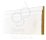 Zócalo Moldurado Atenneas 8.7 cm MDF Prepintado Blanco - Image 2