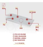 Nariz de Escalón Plegable Guala 85 mm PVC Gris 5 m - Image 3