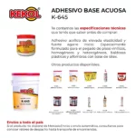 Adhesivo Acuoso para Piso Vinílico Adhekol Kekol Pote 1 kg - Image 2