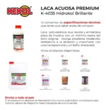 Laca de Base Acuosa Hidrokol Kekol Bidón 4 l Brillante - Image 2