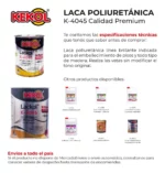 Laca de Base Solvente Lackol Kekol Lata 4 l - Image 2
