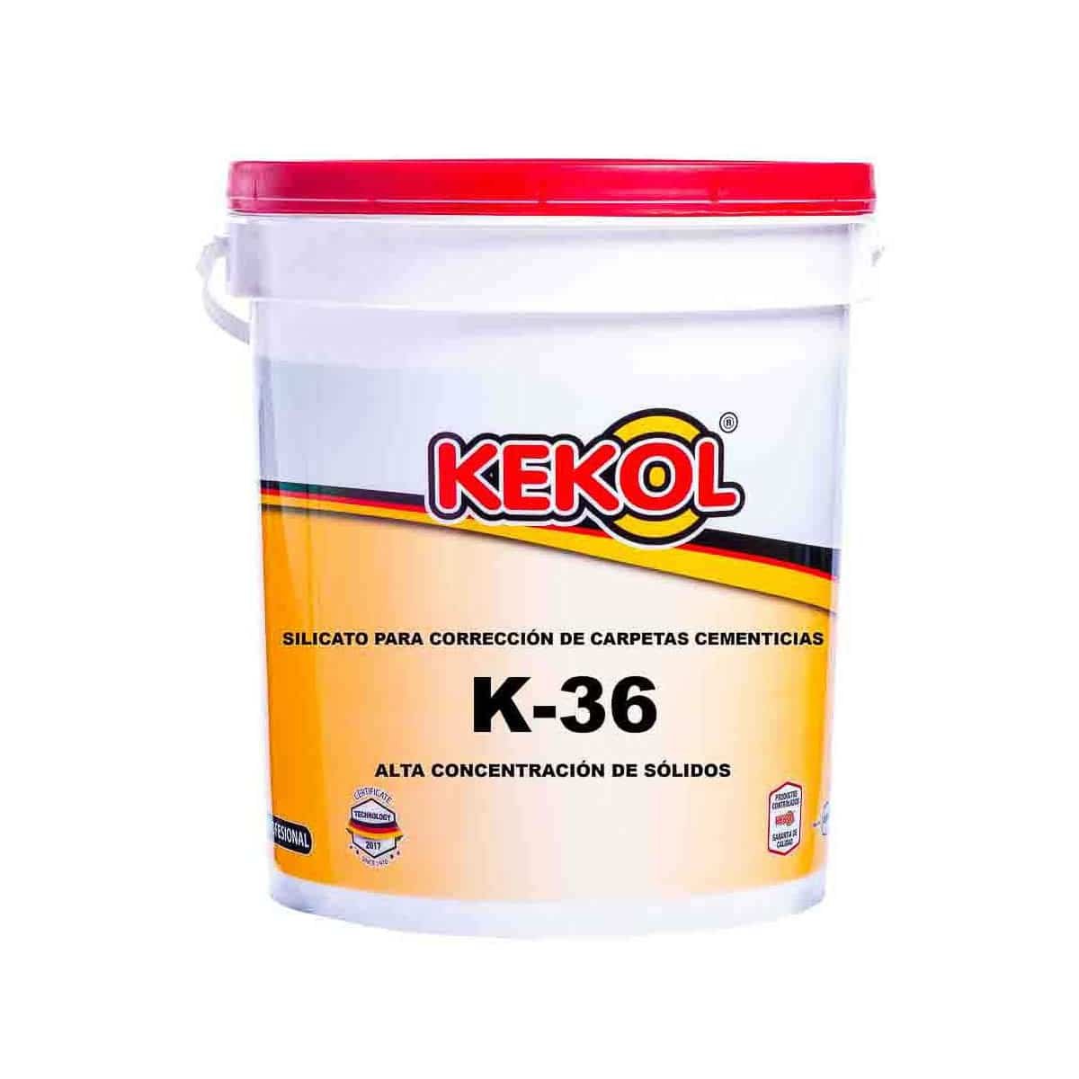 K36-4-01 Silicato para Corrección de Carpetas Kekol Balde 4 l - Image 1