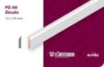 Zócalo Moldurado Atenneas 5.6 cm MDF Prepintado blanco