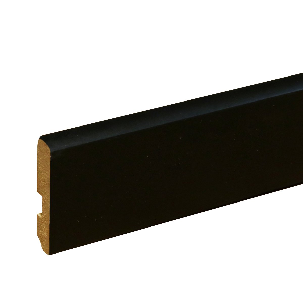 ZC1867-1 Zócalo Atenneas 60 mm MDF Foliado Negro Mate Tira 2.75 m - Image 1