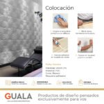 Placas 3D PVC Frigg 50x50 cm PVC Blanco - Image 3