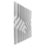 Placas 3D PVC Frigg 50x50 cm PVC Blanco - Image 5