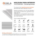 Moldura Contemporánea 50x145 mm EPS Blanco Tira 2 m - Image 4