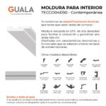 Moldura Contemporánea 15x75 mm EPS Blanco Tira 2 m - Image 4