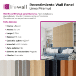 Revestimiento Wall Panel Lifewall Piramyd MDF Terra - Image 7