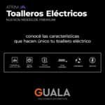 Toallero Eléctrico Atrim Singular 45 x 49 cm Acero Inoxidable Negro Mate - Image 4