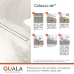 Desagüe Lineal Atrim 2 en 1 Aqua 70 cm Acero Inoxidable Mate - Image 8