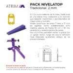 Kit de Nivelación Nivelatop Atrim Pinza, Cuña y Clip 2mm - Image 8