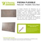 Piedra Flexible KFlooring Standard Tera Red 61 x 122 cm - Image 4