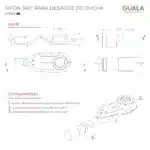 Sifón 360° para Desagües de Ducha Atrim - Image 4