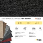 Alfombra Bouclé Frigg Floring Rambo 4 mm Gris Oscuro 1m² - Image 2