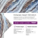 Caja Vinilanato Decorativo Autoadhesivo 60x120 Mármol Desert 10.8 m² - Image 5