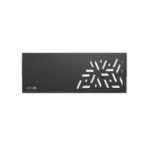 Estante Rectangular Abstracto Atrim Aplicable Negro Mate 30 cm