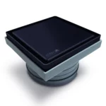 Desagüe para Pileta de Patio Atrim 2 en 1 Acero Inoxidable Negro Mate