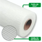 Malla de Revoque Vetromesh 10x10 mm 110 gr/m² Rollo 50 m