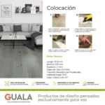 Piso Vinílico Kflooring Chakra Dry Back 2 mm LVT Tránsito Residencial Pegable 5.42m² - Image 4