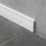 Zócalo de EPS Pintable Atrim Line 70mm PVC Blanco