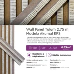 Revestimiento Wall Panel Tulum Akumal EPS Mate 2.75 m - Image 4