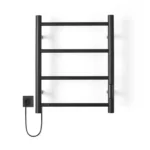 Toallero Eléctrico Atrim Petit Coco 50x40 cm Acero Negro Mate