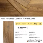 Piso Flotante Frigg Connect Nuez Biselado 7 mm HDF Tránsito Residencial Click 2.6m² - Image 5