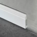 Zócalo Frigg Moldurado Blanco EPS Antihumedad 8 cm