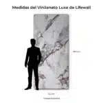Revestimiento Pared Lifewall Vinilanato Luxe Marfil PVC UV Simil Mármol 122x260cm - Image 4