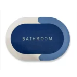 Alfombra para Baño Antidezlizante Bathmat Frigg 60x40cm Marino