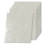 Placa 3D Autoadhesiva Cultural Stone Crema Revestimiento Lifewall 70x80 cm Pack x10