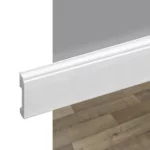Zócalo Atrim Epsilon Curves 8 cm Blanco Pintable 2.44 m