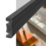 Contramarco Atrim Epsilon Line 5 cm Negro Mate 2.44 m