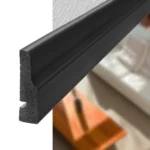 Contramarco Atrim Epsilon Soft 5 cm Negro Mate 2.44 m