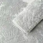 Alfombra Nórdica Pelo Corto Frigg Antideslizante Gris Visón 150x200 cm - Image 3