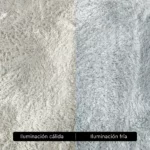 Alfombra Nórdica Pelo Corto Frigg Antideslizante Gris Visón 150x200 cm - Image 4