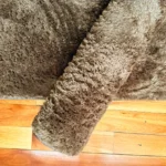 Alfombra Nórdica Pelo Corto Frigg Antideslizante Marrón 150x200 cm