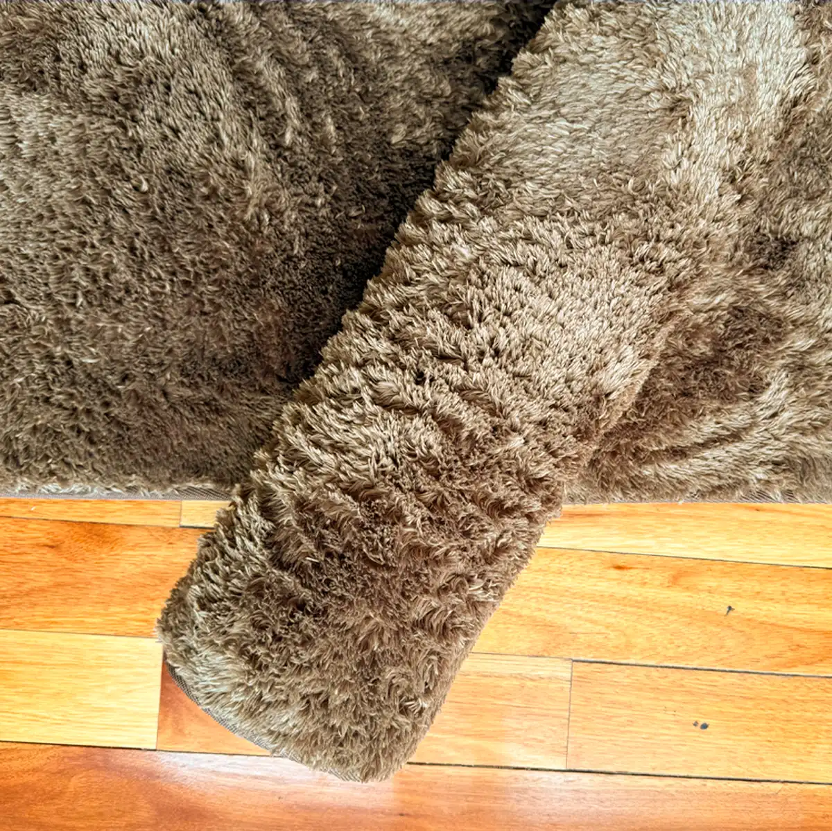 Pelo corto - Marrón -01 Alfombra Nórdica Pelo Corto Frigg Antideslizante Marrón 150x200 cm - Image 1