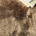 Alfombra Nórdica Pelo Corto Frigg Antideslizante Marrón 150x200 cm - Image 3